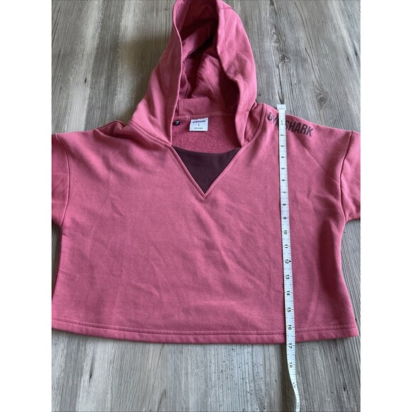 Gymshark Training Cropped Hoodie Athletic Gym Workout Womens Size S - Picture 7 of 8